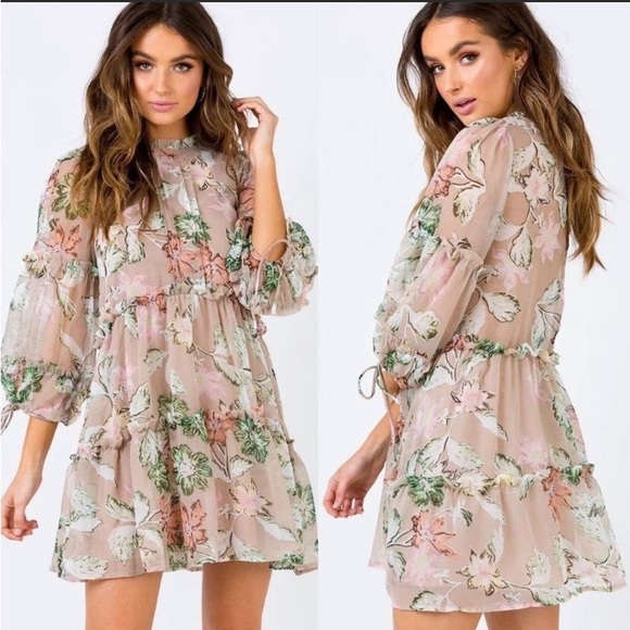 NWT Princess Polly Eden Bloom Mini Dress - Picture 1 of 8